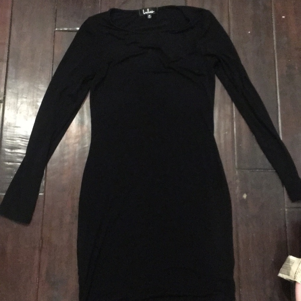 Black Lulu's tight fitting dress